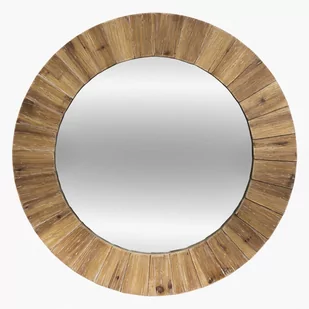 Drewniane lustro ścienne Jazlyn 83 cm - Lustra - miniaturka - grafika 1