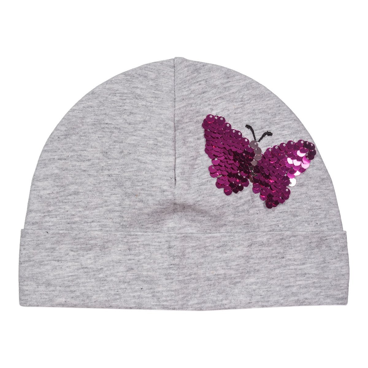 Czapka szara motylek Döll r.53