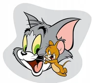 Poszewki na poduszki - poduszka kształtka dekoracyjna Tom I Jerry - miniaturka - grafika 1