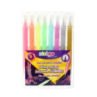 Długopisy - Długopisy Żelowe Jumbo Strigo Zestaw 8 Kolorów - miniaturka - grafika 1