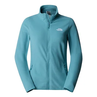 Bluza The North Face 100 Glacier Full-Zip Fleece 0A855O1OM1 - niebieska - Bluzy sportowe damskie - miniaturka - grafika 1