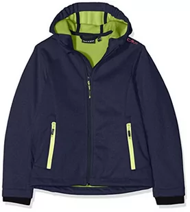 CMP dziewczęca kurtka softshellowa 3A29385N-M, Navy Melange/Bamboo, 98 3A29385N-M - Kurtki i płaszcze dla dziewczynek - miniaturka - grafika 1