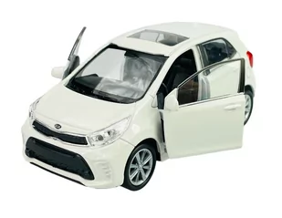 Welly Kia New Picanto Biała 1:34 Samochód Nowy Metalowy Model - Samochody i pojazdy dla dzieci - miniaturka - grafika 1