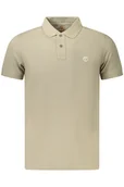 Koszulki męskie - TIMBERLAND MĘSKA KOSZULKA POLO Z KRÓTKIM RĘKAWEM, BEŻOWA - miniaturka - grafika 1