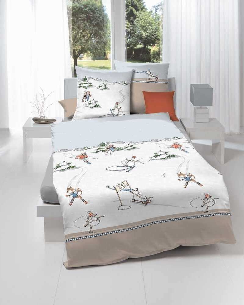 Pościel dziecięca Kaeppel biber Auf schnellen Kuf 135x200 cm + 80x80 cm