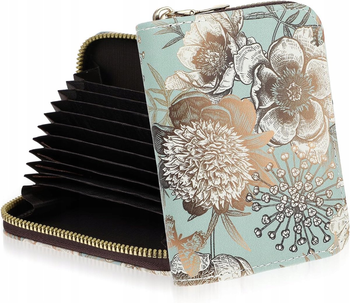 ETUI NA KARTY ZE SKÓRY PU - PORTFEL DO TOREBKI - NA WIZYTÓWKI FUTERAŁ LEKKI