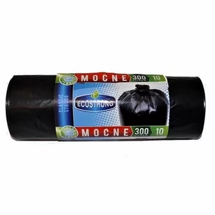 Worki na śmieci czarne 45 mik LDPE, 300 l, 10 szt. - Worki na śmieci - miniaturka - grafika 1