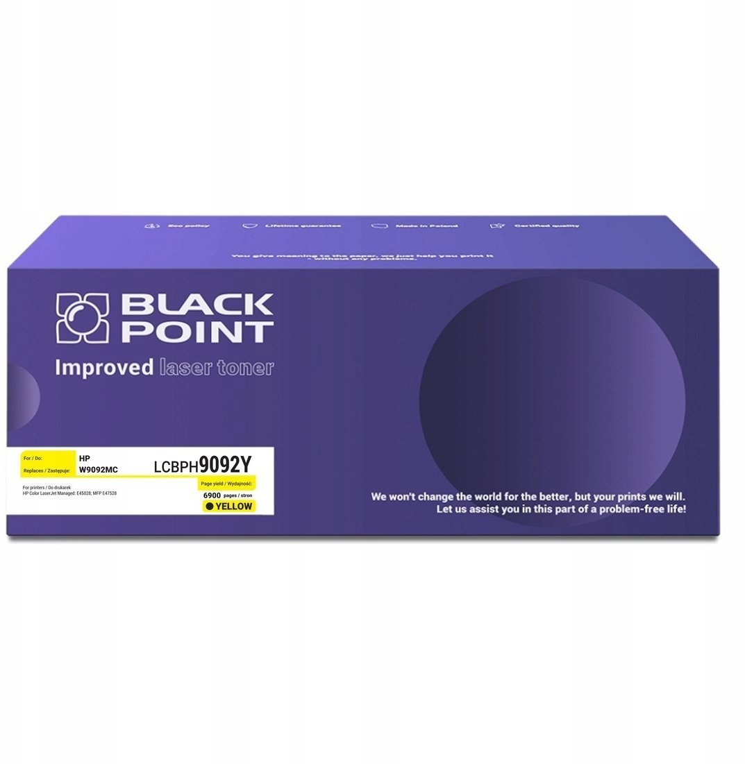 Toner Black Point [LCBPH9092Y] Toner Black Point Color HP W9092MC BLH9092Y