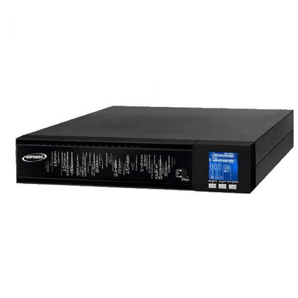UPS Infosec Infosec E3 Pro 3000 RT zasilacz UPS Podwójnej konwersji online 3 kVA 2700 W 4 x gniazdo sieciowe 67310