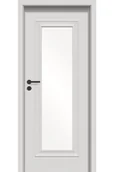 Drzwi wewnętrzne - Pol-Skone Dzwi Wewnętrzne Z Szybą Inverno 0Sd Szary - miniaturka - grafika 1