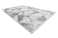 Dywany - Dywan REBEC nowoczesny frędzle 51192A - dwa poziomy runa krem / szary beżowy 280x370 cm - miniaturka - grafika 1