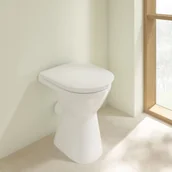 Kompakty WC - Villeroy & Boch ViCare Toaleta WC stojąca 49x36 cm z półką bez kołnierza z powłoką CeramicPlus weiss alpin 4684R0R1 - odbiór osobisty: Kraków, Warszawa - miniaturka - grafika 1
