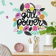 Naklejki na ścianę - Naklejka Napis Girl Power Rmk4395Gm - miniaturka - grafika 1