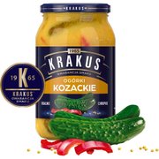 Krakus Ogórki Konserwowe Kozackie 870 g