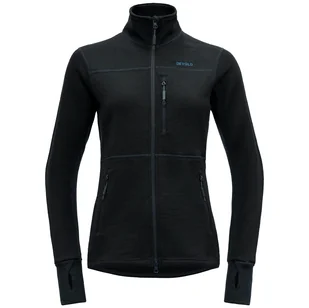 Bluza damska Devold Thermo Wool Jkt Wmn Rozmiar: M / Kolor: czarny - Bluzy sportowe damskie - miniaturka - grafika 1