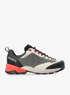 Buty trekkingowe damskie - Buty podejściowe damskie Dolomite Crodarossa Tech GTX - beige/coral red - miniaturka - grafika 1