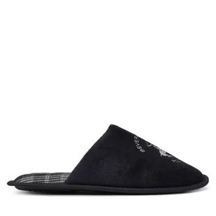 Kapcie Beverly Hills Polo Club P4194525 Czarny - Kapcie męskie - miniaturka - grafika 1