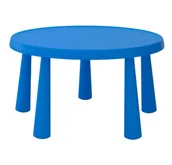Zestawy mebli dla dzieci - IKEA MAMMUT - stolik dziecięcy do wewnątrz/na zewnątrz - miniaturka - grafika 1