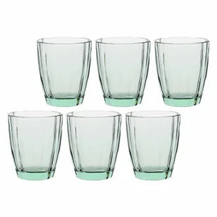 ROSE&TULIPANI AMAMI Zestaw 6 szklanek 320 ml jasnozielony - Szklanki - miniaturka - grafika 1
