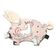 Kołdry i poduszki dla dzieci - LA MILLOU PODUSZKA SLEEPY PIG MINKY - UNICORN SUGAR BEBE ECRU BY MAJA BOHOSIEWICZ - miniaturka - grafika 1