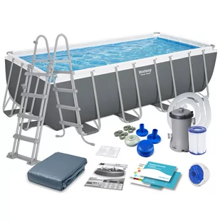 Basen ogrodowy, stelażowy, Bestway 56670, 11w1, 488x274x122 cm - Baseny ogrodowe - miniaturka - grafika 1