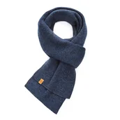 Apaszki i szaliki męskie - Zimowy męski szalik brodrene s1 granatowa mulina - miniaturka - grafika 1