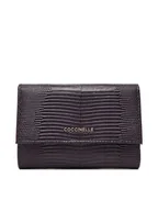 Portfele - Coccinelle Duży Portfel Damski TL4 Metallic Lizard E2 TL4 11 66 01 Fioletowy - miniaturka - grafika 1