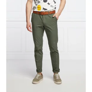BOSS Spodnie chino Kaito1-Travel2_P | Slim Fit - Spodnie męskie - miniaturka - grafika 1