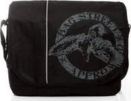 Teczki i aktówki - Bag Street Torba szkolna męska na ramię czarna HAWK - miniaturka - grafika 1