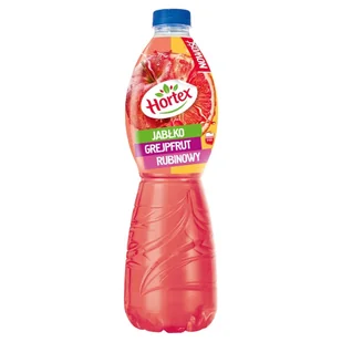 Hortex Jabłko-grejpfrut rubinowy napój butelka Pet 1,75L - Soki i napoje niegazowane - miniaturka - grafika 1
