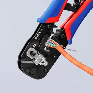 SZCZYPCE DO ZAGNIATANIA ZŁĄCZY TYPU WESTERN RJ45 - Kombinerki i obcęgi - miniaturka - grafika 5