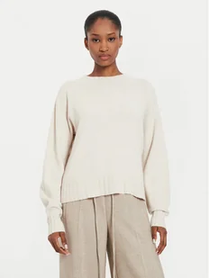 Kontatto Sweter 3M0139 Beżowy Regular Fit - Swetry damskie - miniaturka - grafika 1