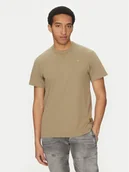 Koszulki męskie - G-Star Raw T-Shirt Nifous D24449-336 Khaki Regular Fit - miniaturka - grafika 1