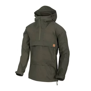 Kurtki i kamizelki sportowe męskie - Helikon Kurtka Helikon Anorak WOODSMAN Taiga Green KU-WDN-DC-09-B02 - grafika 1