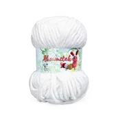 Pasmanteria - Włóczka Opus Natura Aksamitek nr 150 biały - miniaturka - grafika 1