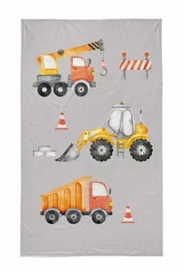 Ręcznik młodzieżowy dziecięcy 30x50 maszyny budowlane 21 - Okrycia kąpielowe dla dzieci - miniaturka - grafika 1
