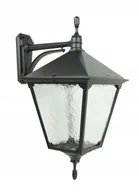 Lampy ogrodowe - Kinkiet zewnętrzny dworkowy górny 32 cm szerokości 1xE27 czarny IP43 SU-MA Retro K 3012/1/BD KWG - miniaturka - grafika 1