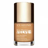 Podkłady do twarzy - Clarins Skin Illusion Velvet 114N Cappuccino - miniaturka - grafika 1