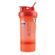 Shakery i bidony sportowe - Shaker ProStak 450ml pomarańczowy - miniaturka - grafika 1