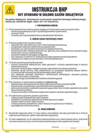 Instrukcje stanowiskowe BHP - IAC21 INSTRUKCJA BHP PRZY SPAWANIU W OSŁONIE GAZÓW OBOJĘTNYCH, FN - FOLIA SAMOPRZYLEPNA; (245X350MM) - miniaturka - grafika 1