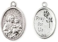 Biżuteria religijna - MEDALIK Święty Józef - 2,2cm - miniaturka - grafika 1