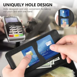 Etui Pokrowiec z Klapką do Samsung Galaxy S21 Plus 5G czarny - Etui i futerały do telefonów - miniaturka - grafika 8