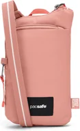 Torebki damskie - Torba antykradzieżowa na ramię Pacsafe Go Tech 0,2L- Pink - miniaturka - grafika 1