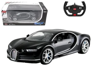 Samochód Zdalnie Sterowany Rc Bugatti Chiron 1:14 Czarny - Zabawki zdalnie sterowane - miniaturka - grafika 1