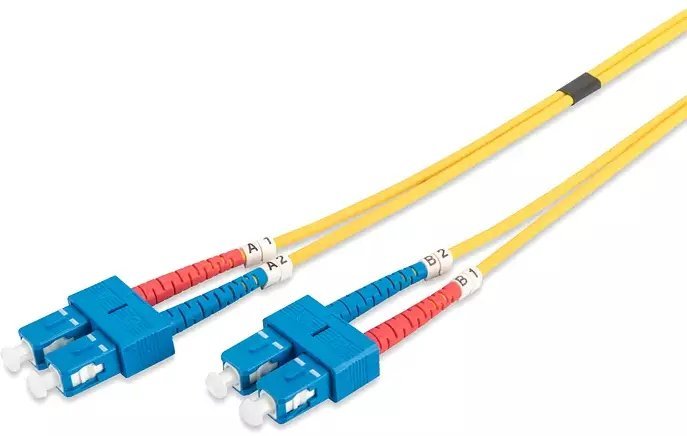 Kabel Garbot Garbot FO 9/125 OS2. LC/LC. Żółty. 1,0 m