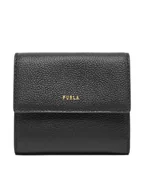 Portfele - Furla Mały Portfel Damski Goccia M Compact WP00469 BX3036 KH O6000 Czarny - miniaturka - grafika 1