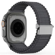 Akcesoria do smartwatchy - DUX DUCIS pasek YC nylonowy do Apple Watch 38 / 40 / 41 / 42mm szary - miniaturka - grafika 1