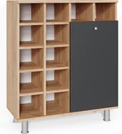 Szafki łazienkowe - Vicco Szafka łazienkowa Fynn, 78.4 x 91.6 cm, Antracyt/Złoty dąb energetyczny - miniaturka - grafika 1