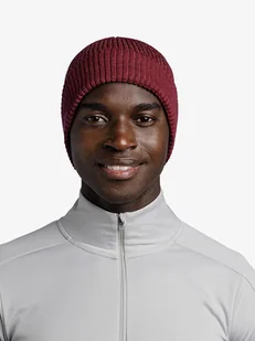Buff Czapka "Merino Active" w kolorze bordowym - Czapki damskie - miniaturka - grafika 1