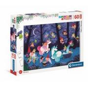 Puzzle - Clementoni Puzzle 60 Maxi Super Kolor Fairy Woods - miniaturka - grafika 1